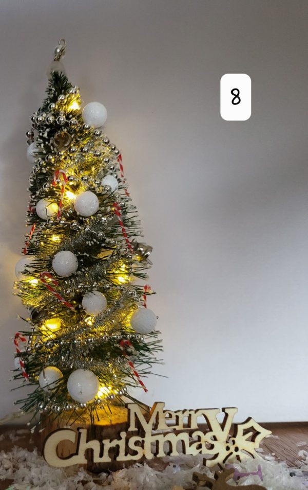 kerstboom poppenhuis goud